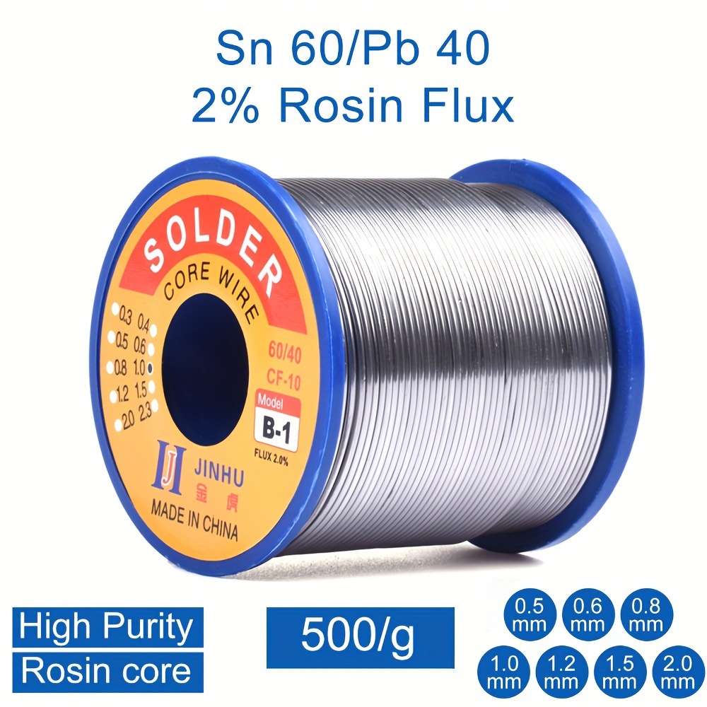 60% Tin Rosin Core Solder Wire For Electrical Repair Ic - Temu Canada