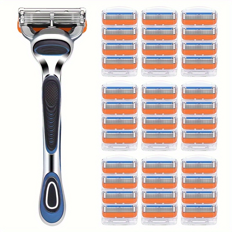 Classic 5-layers Shaving Razors, Replacement Safety Razors For Men And ...