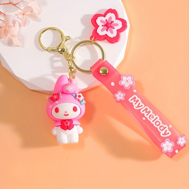 Sanrio Keychains Hello Kitty Keychain Cute Beaded Keychains Keychain Charm  Anime Kawaii Keychain Keychaingift for Mom From Daughter 