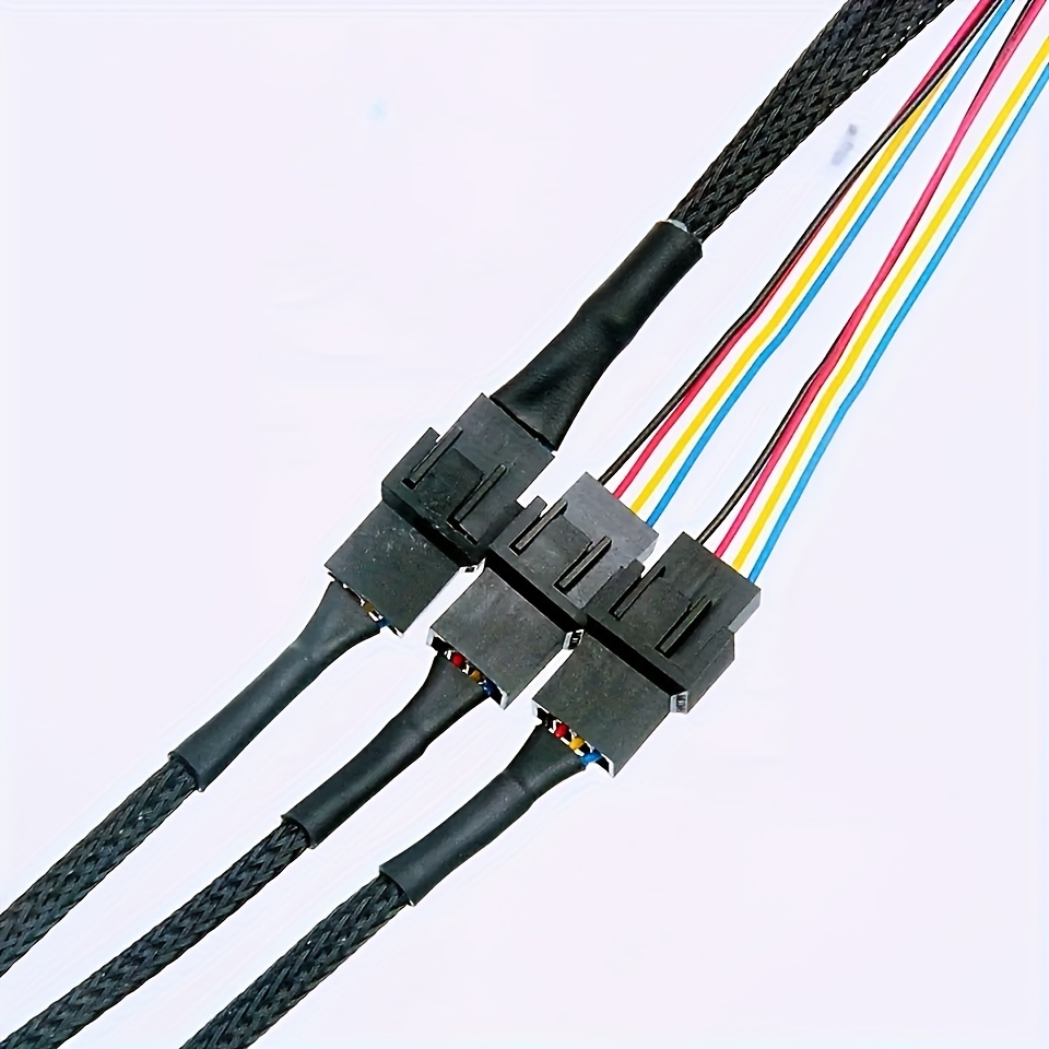 Cable alimentation ventilateur intern PWM 4 broches 1 prise pour 3