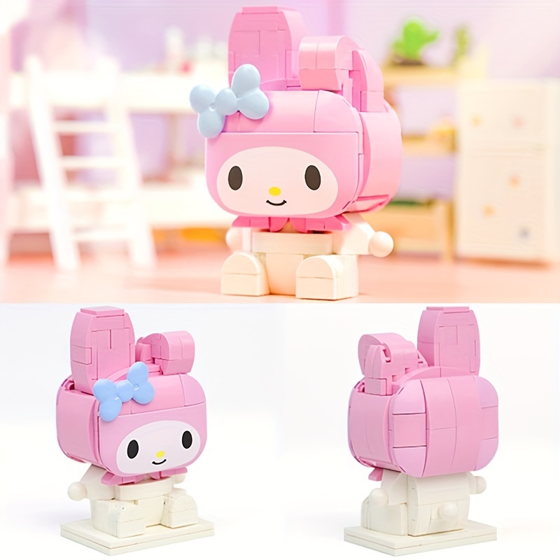 Keeppley Kuromi Melody Hello Kitty Building Block Model, Cartoon Animation  Building Block Assembled Toys Children's Educational Diy Toy Gift Adult  Desktop Decoration - Temu