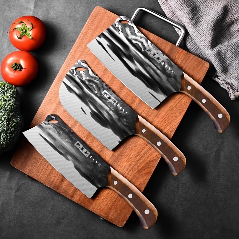 PLYS-Kitchen Knife Forging Super Fast Sharp Knife Set Chef Special Meat  Knife Bone Cutter