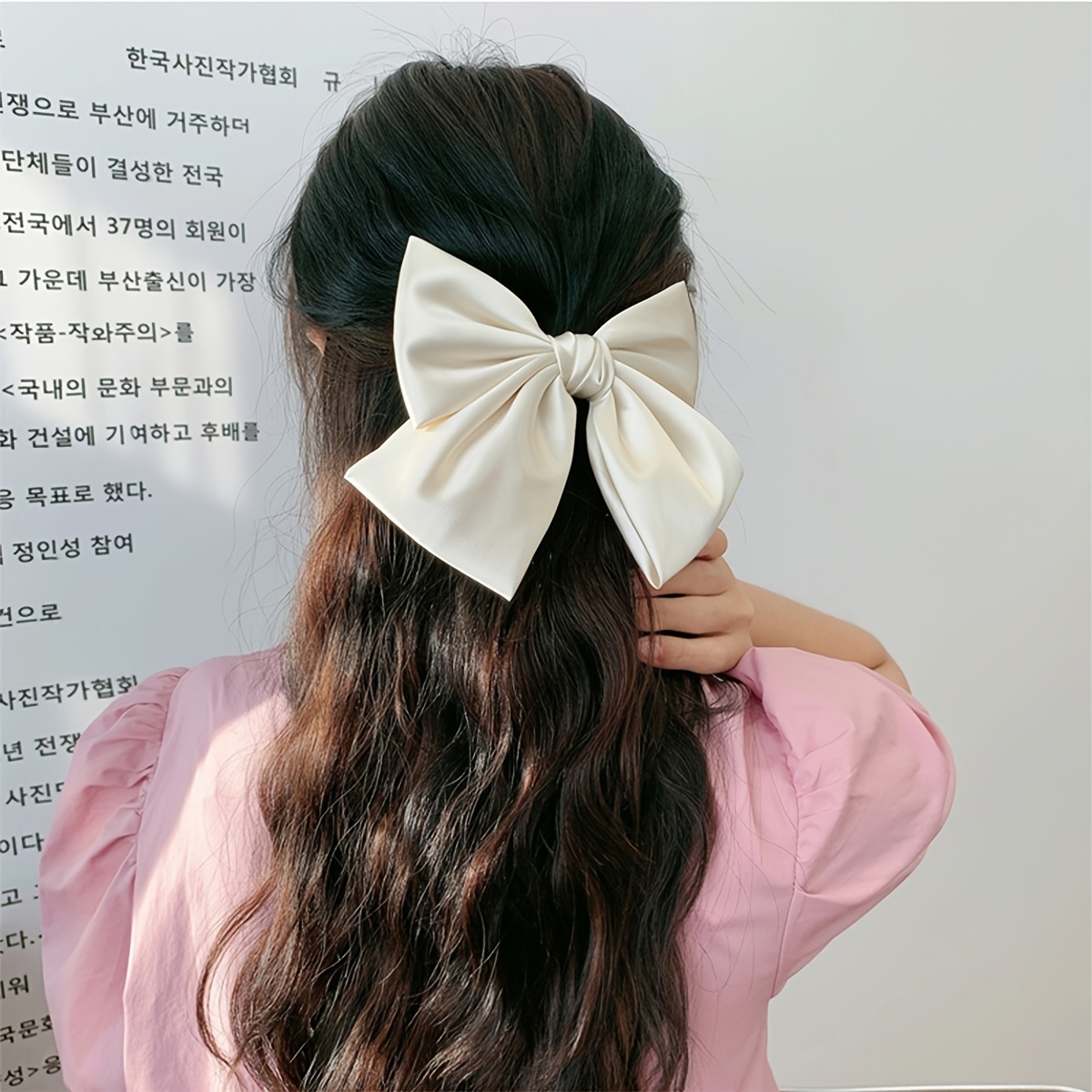 Lazos para el pelo para niñas, clip japonés de color sólido, lazos para el  pelo, accesorios para el cabello para mujeres, niñas, niños, horquilla de