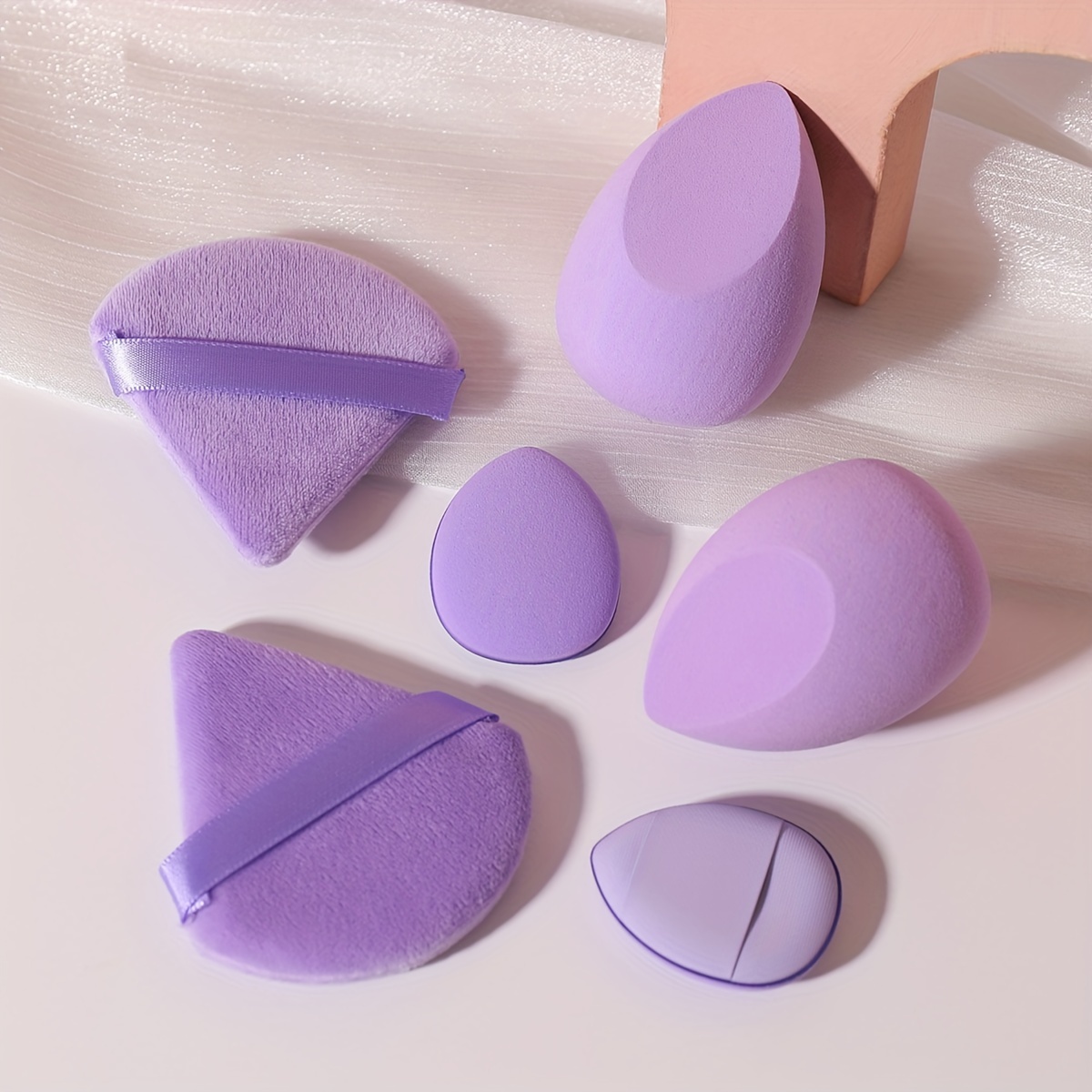 Makeup Sponge Puff Set Waterdrop Makeup Beauty Blender Mini - Temu