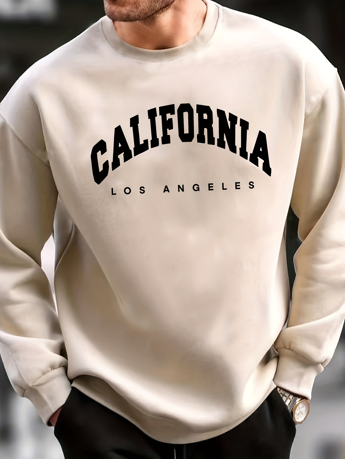 Los Angeles Sweatshirt Los Angeles California Print Trendy