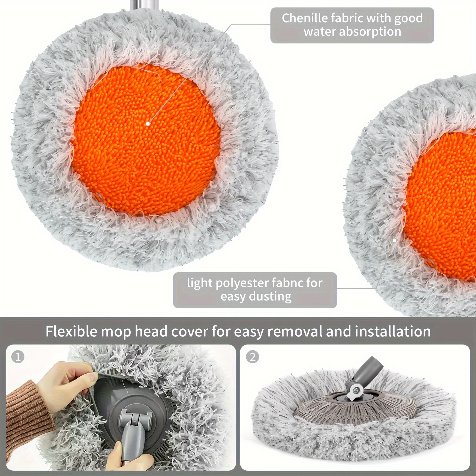 1 Pezzo Mocio Pavimenti In Microfibra Mocio Pulizia - Temu Italy