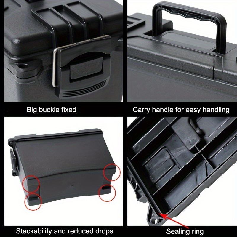 Ammo 30n Hardware Tool Boxes Plastic Tool Box With Portable - Temu
