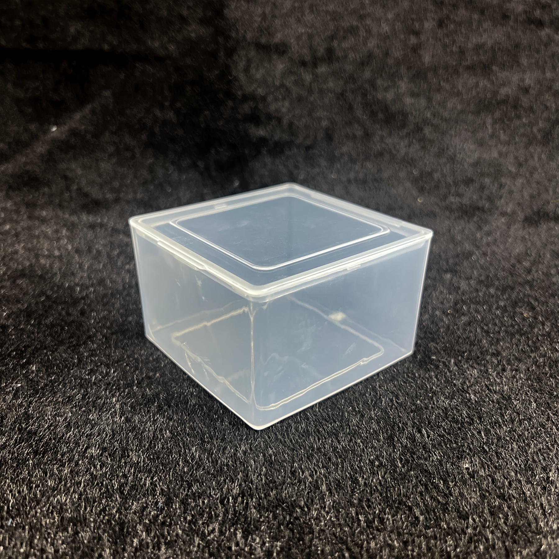 Square Storage Box Flip Large Clear Organizer Jewelry Box - Temu Canada