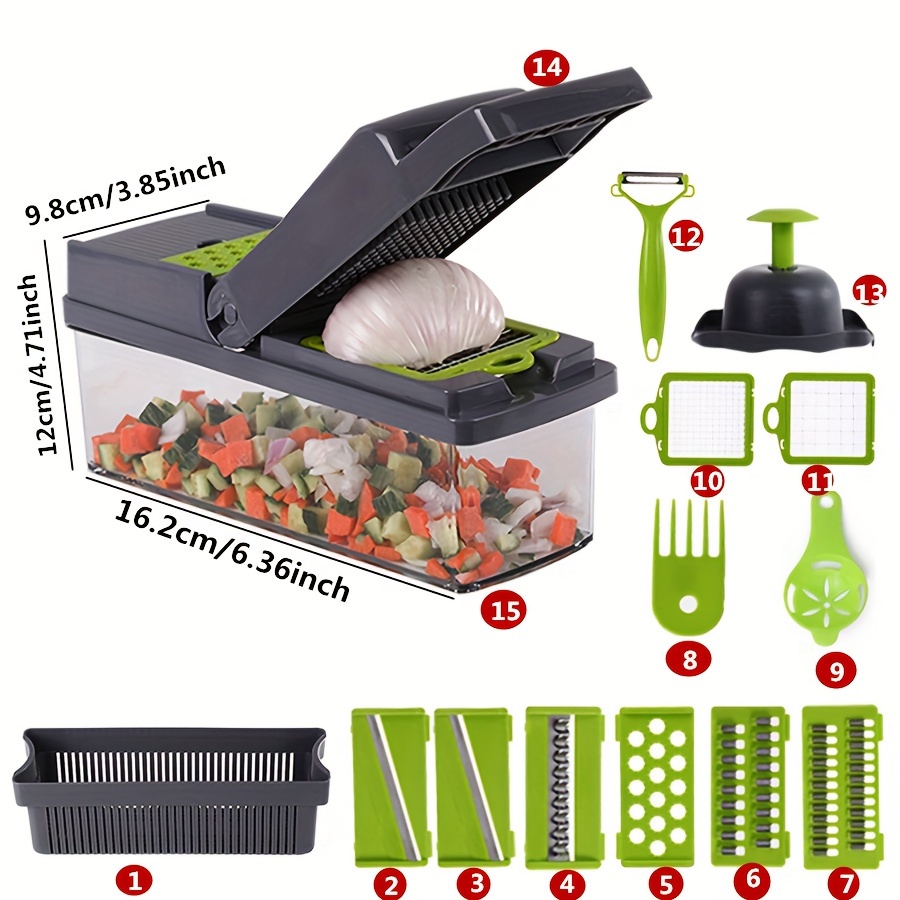 12 in 1 manual, vegetable mandoline