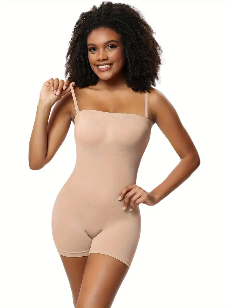 Removable Straps Shaping Bodysuit Tummy Control Butt Lifting - Temu Germany