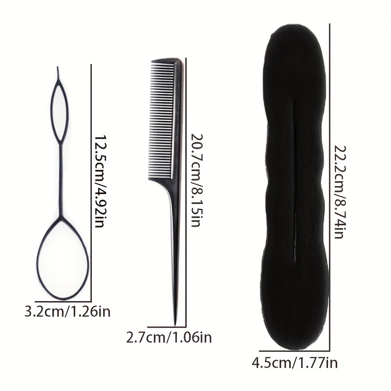 Hair Styling Accessories Kit Set Bun Maker Braid Tool DIY Hair Styles