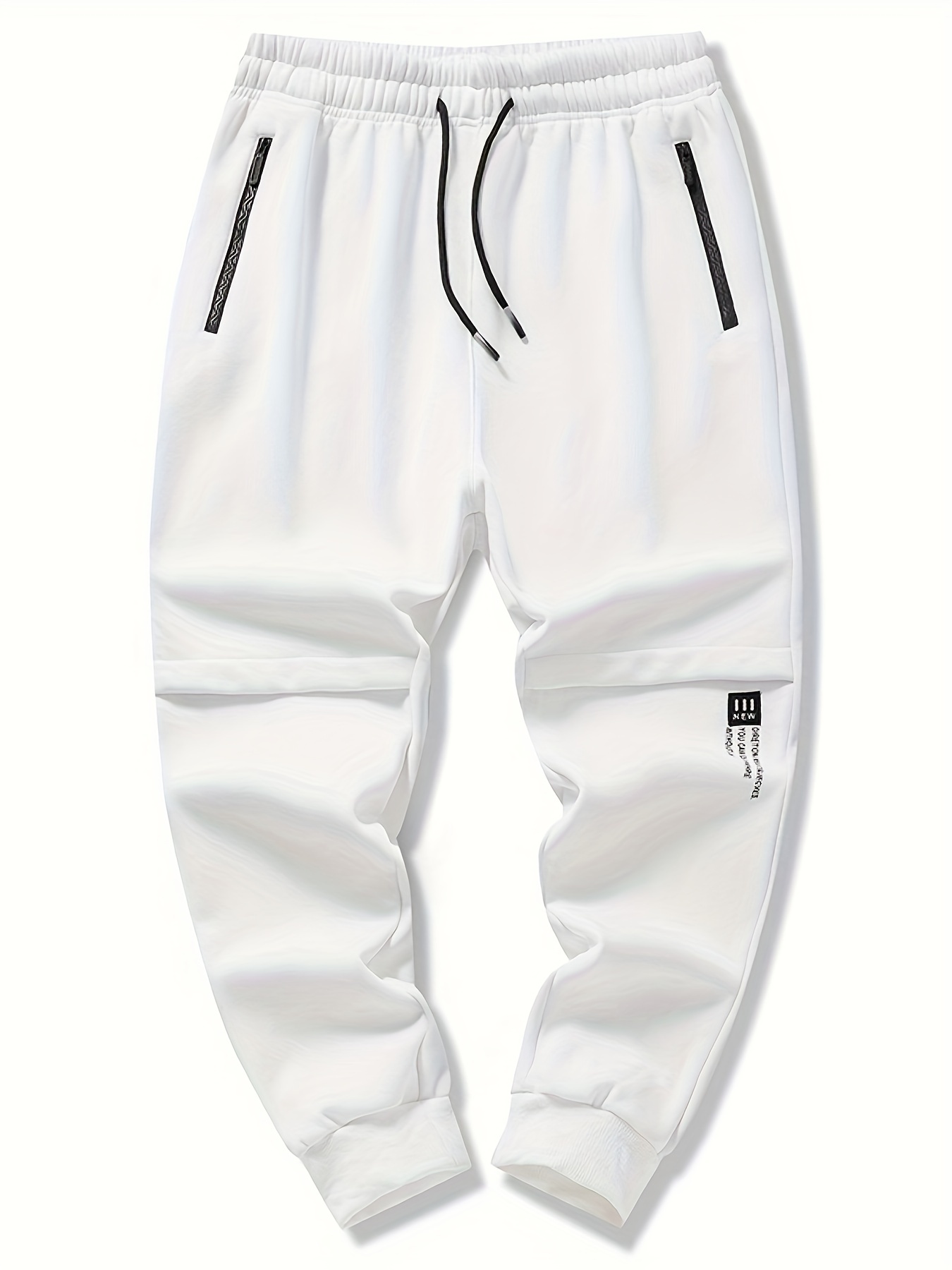 Men's Casual Joggers Loose Fit Comfy Cotton Sports Pants - Temu