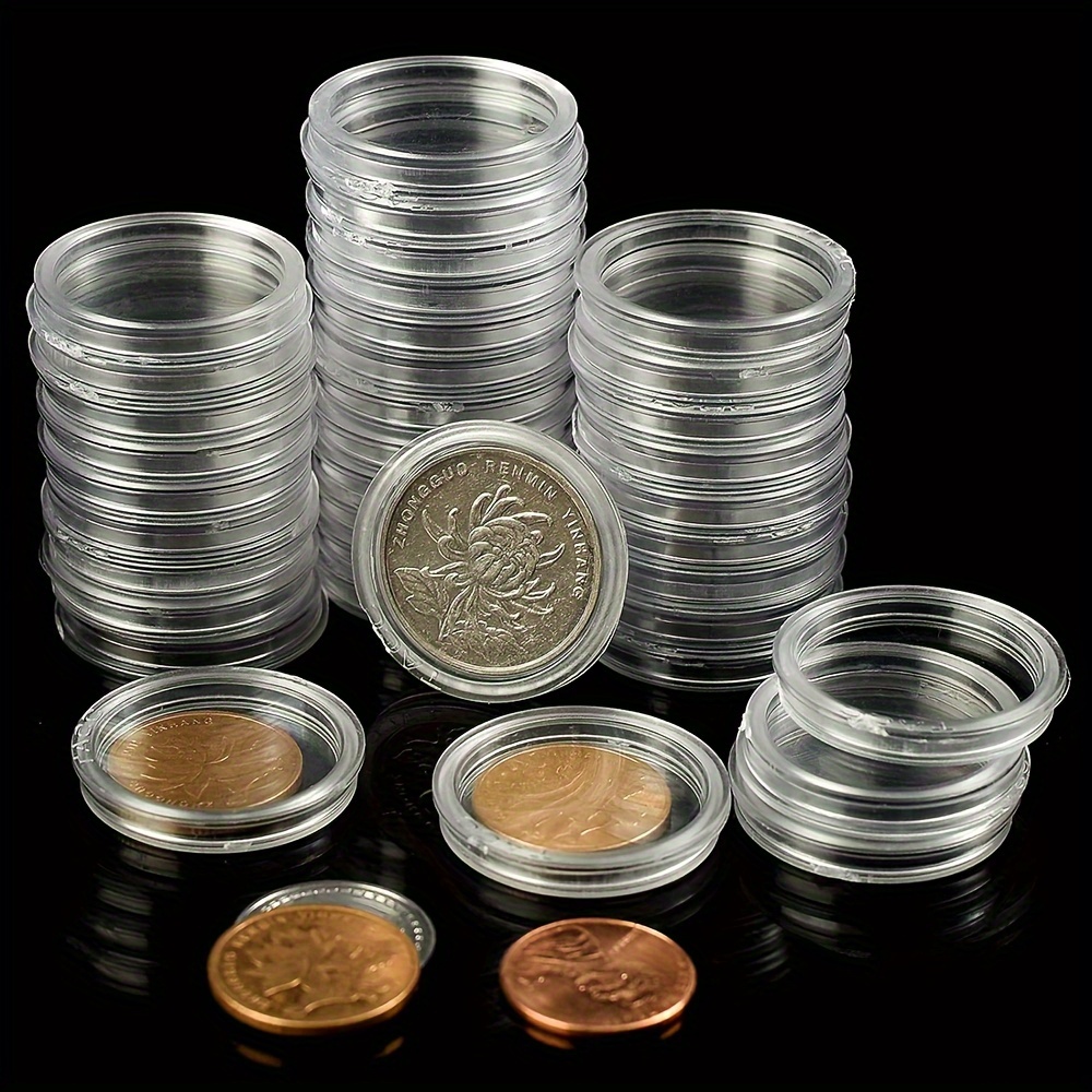 Colección de monedas para coleccionistas, 200 bolsillos, álbum de  recolección de monedas y 30 fundas de papel para almacenamiento de dinero  para