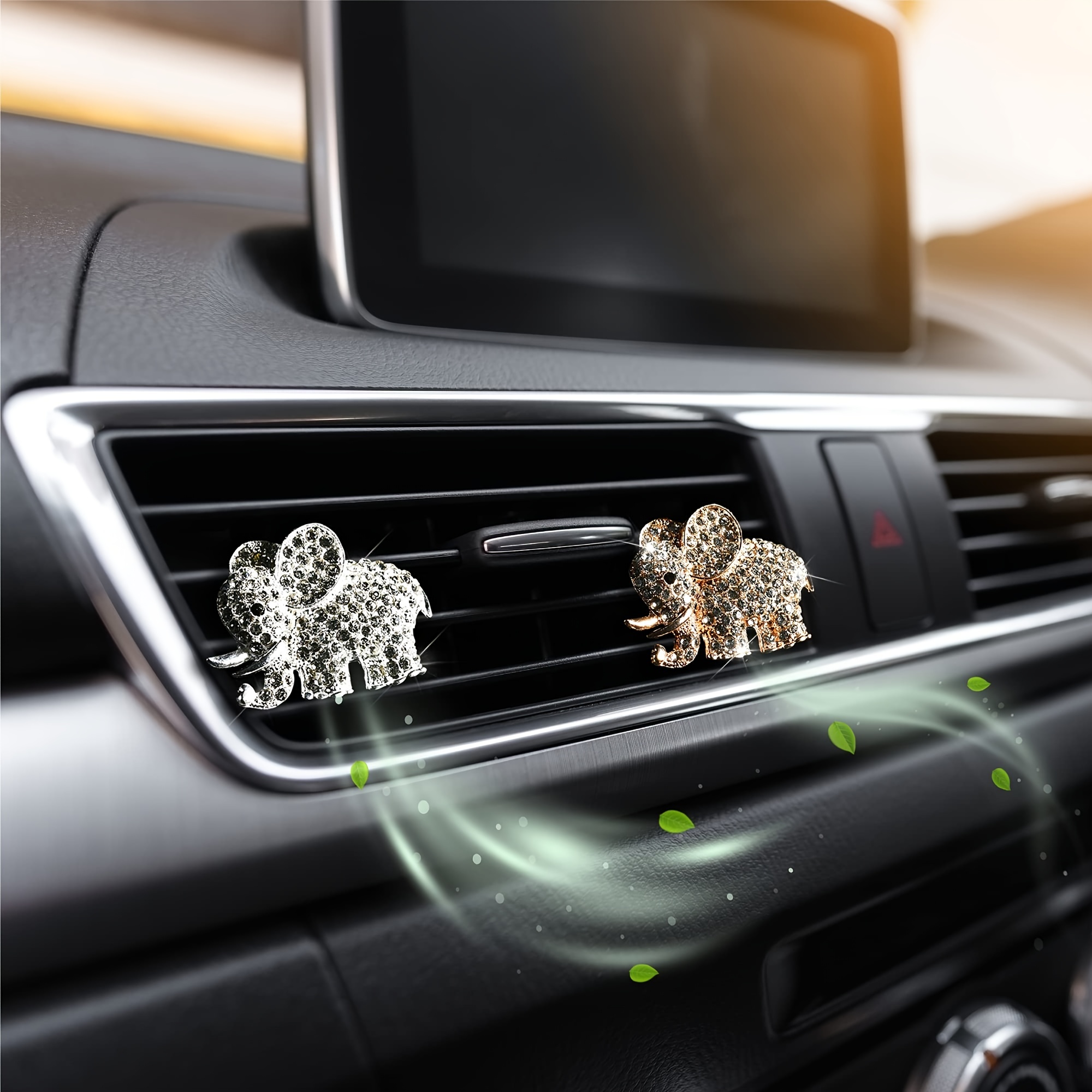  Car Air Vent Clip Charms, Bling Crystal Owl Car Aromatherapy  Essential Oil Diffuser, Women Fashion Car Decoration Charms, Rhinestone Car  Bling Accessories : Automotive