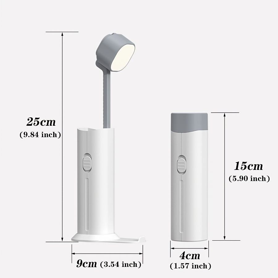 retractable reading light