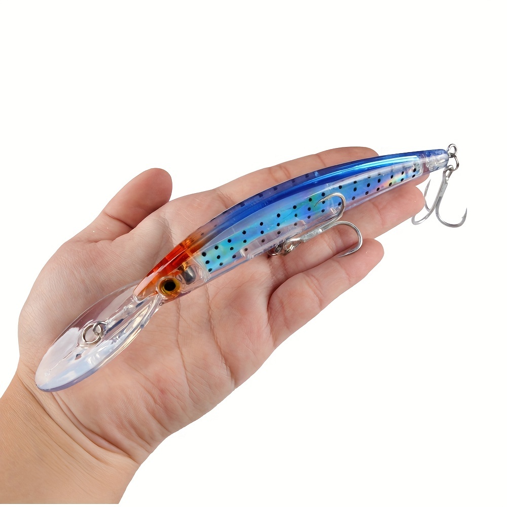 Toddmomy 15 Pcs Double Hook Fish Folding Tool Tools Spinners Freshwater  Lures Folding Minnow Sinking Hook Realistic Multiple Hooks Fish Bait