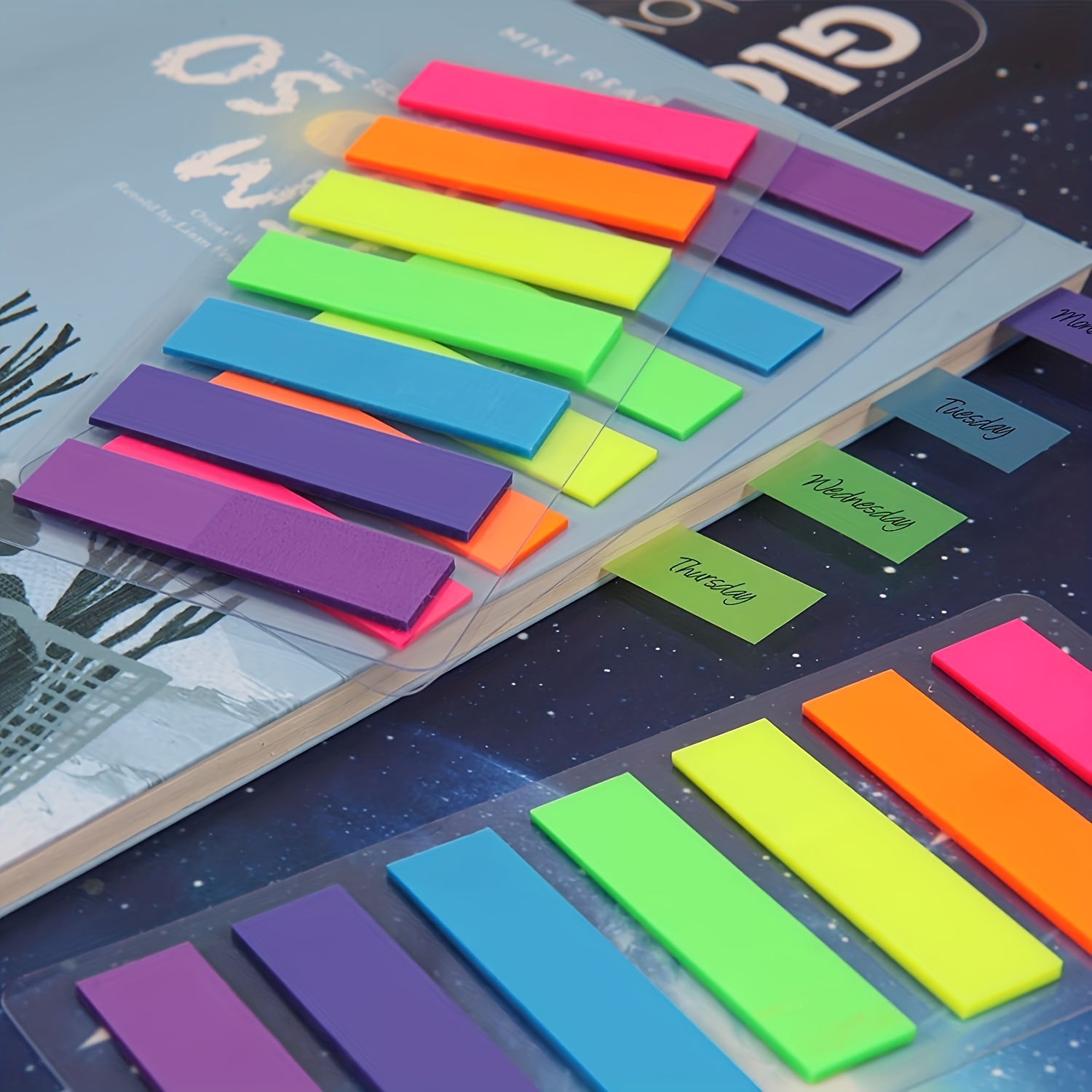 Lot de 600 onglets adhésifs de 15 couleurs pastel, marque-pages colorés,  onglets d'index adhésifs, onglets de livres inscriptibles pour livres  d'annotation et carnets : : Fournitures de bureau