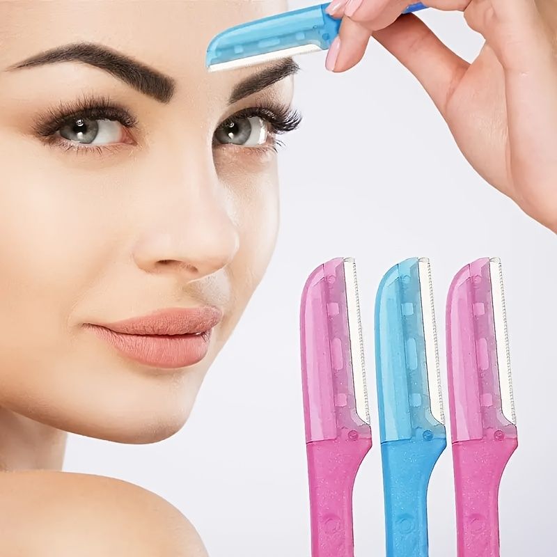 Eyebrow Razor Trimmer 3 Pack Disposable Facial Hair Shaper Remover -  Appliances - Temu
