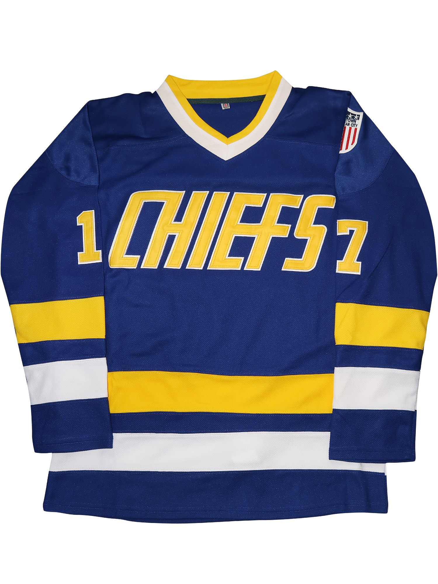 Men's Ice Hockey Jersey: USA Stripe Retro Classic Embroidery Stitched Hockey Sweatshirt Party Clothing,Temu