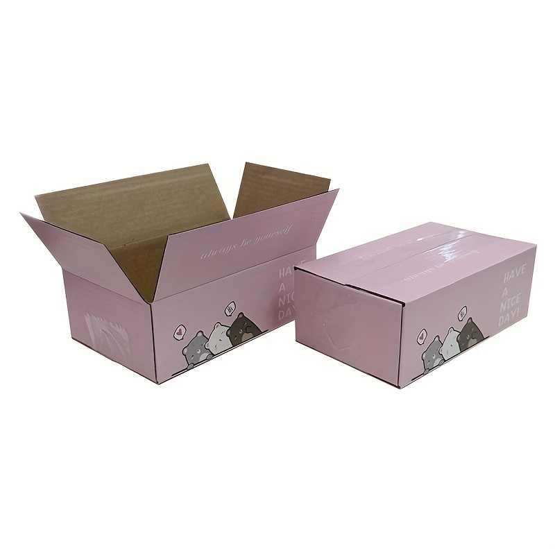 5pcs Small Boxes 15*9*5.5cm/5.9*3.54*2.16 For Packing And Mailing Personal  Items, Gifts, Party Gifts, Perfect For Packing, Handling, Mailing And Stor