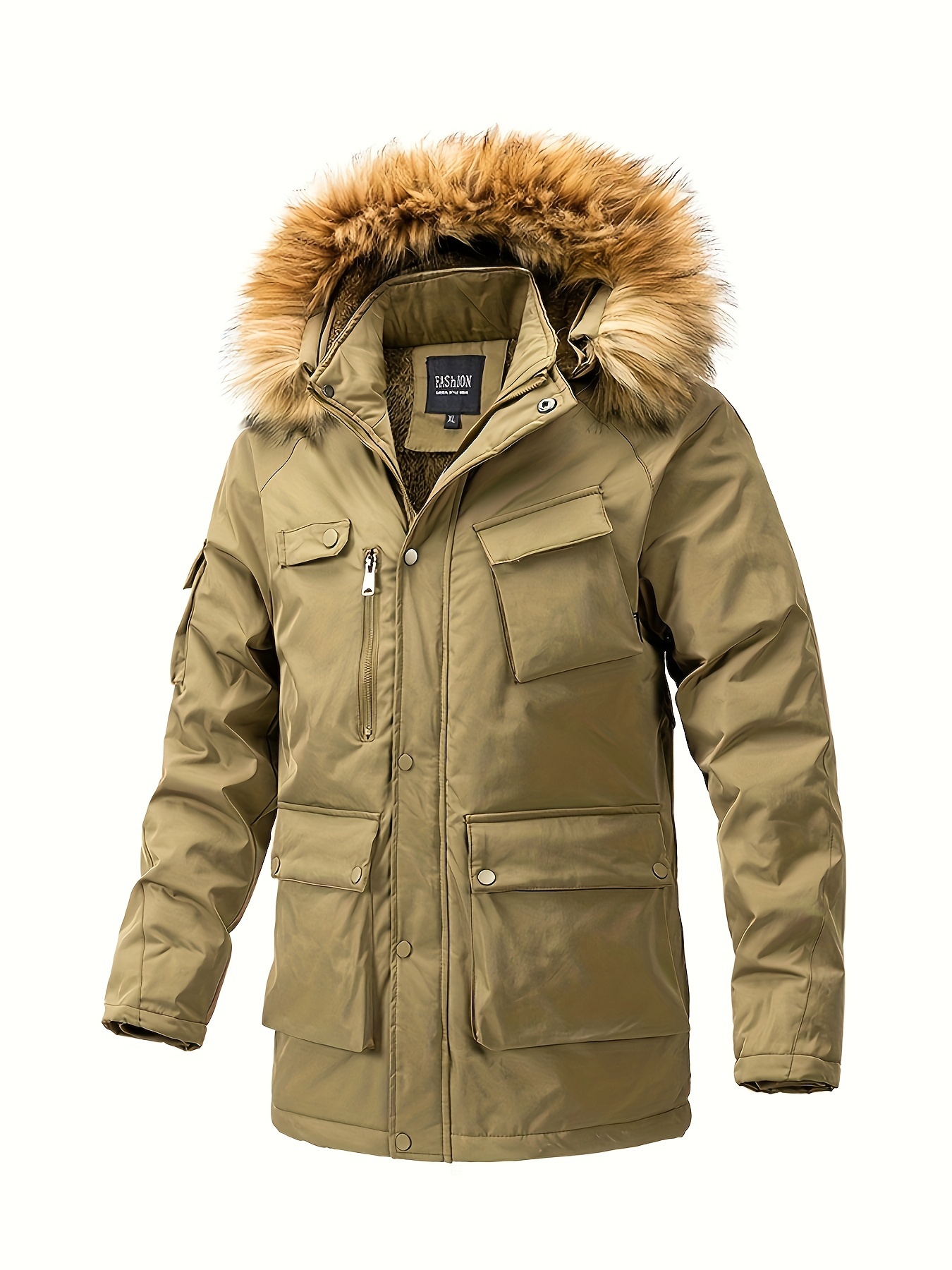 Abrigo de invierno para hombre, chaqueta acolchada con parkas  con capucha, chaqueta acolchada gruesa XL-10XL casual (Color : Verde,  Talla: 8XL) : Ropa, Zapatos y Joyería