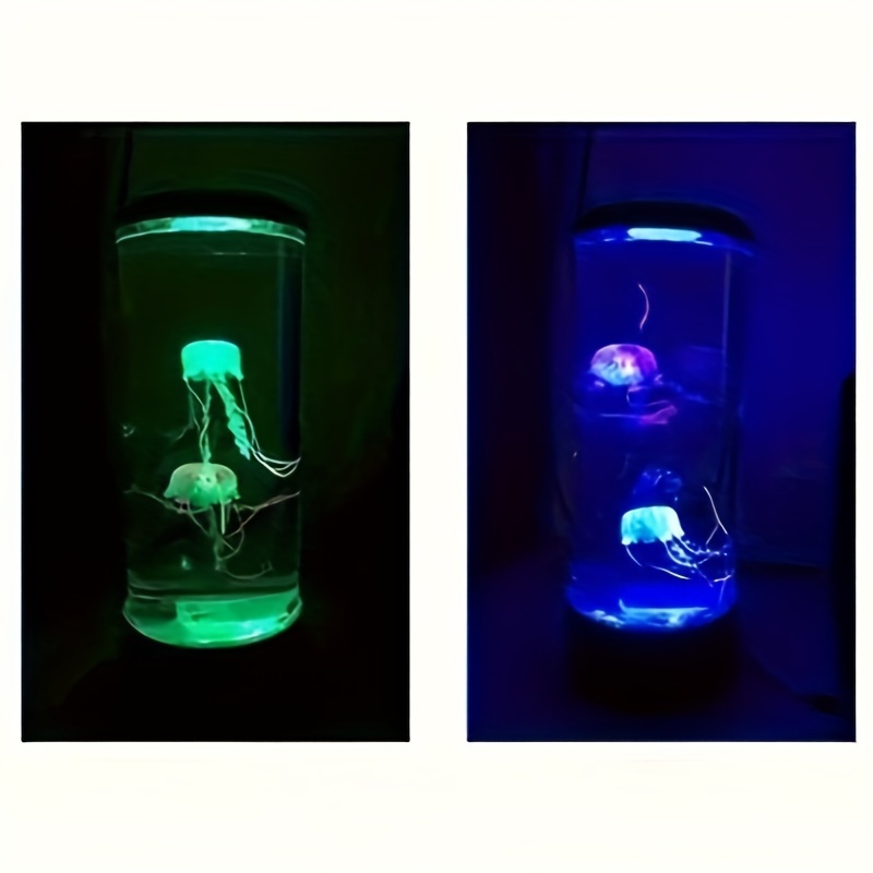 Jellyfish Lava Lamp Electric Aquarium Ocean Night Lights Led Temu