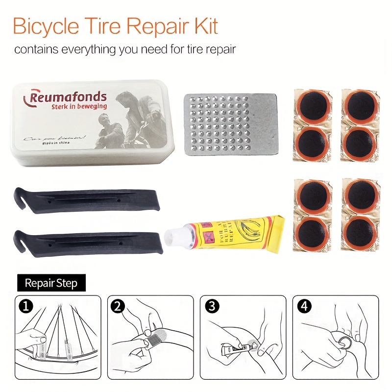 Bicycle Repair Tools, Outdoor Riding, Tire Puncture, Portable Tire