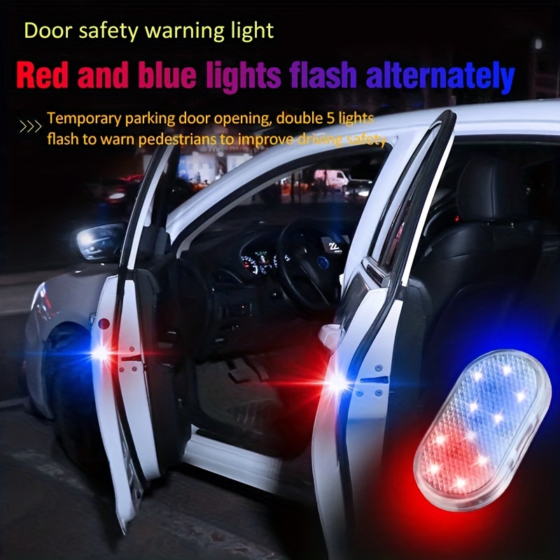 2 Stück Universal-LED-Sicherheitswarn-Antikollisionslichter Zum Öffnen Der  Autotür, Magnetsensor-Blitz-Blinkalarmlichter, Parklichter - Temu Germany