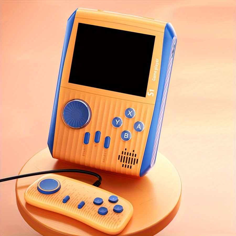 Retro Handheld Game Console for Kids Adults, Mini Game Player Preload 4849  Games, 3.5'' Display Portable Game Machine with 2 Gamepads, Support 2