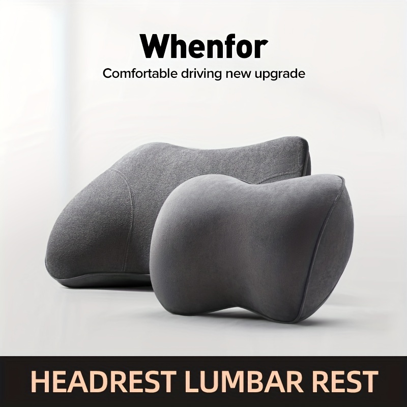 Universal Car Seat Back Lumbar Cushion Automobile Internal Parts Lumbar  Support Breathable Pads Vehicle Accessories