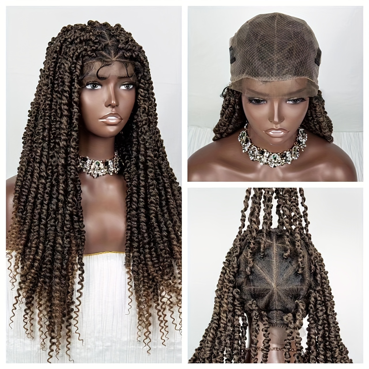 Natural 2025 braided wigs