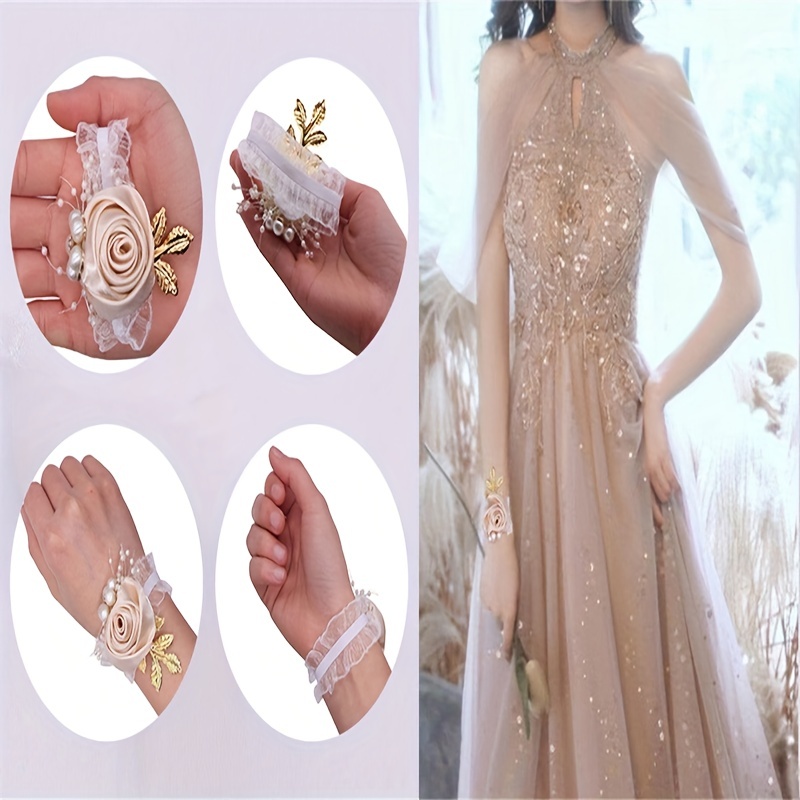 princess polly baby blue dress wedding bridal wrist corsage groom boutonniere peony main image 0