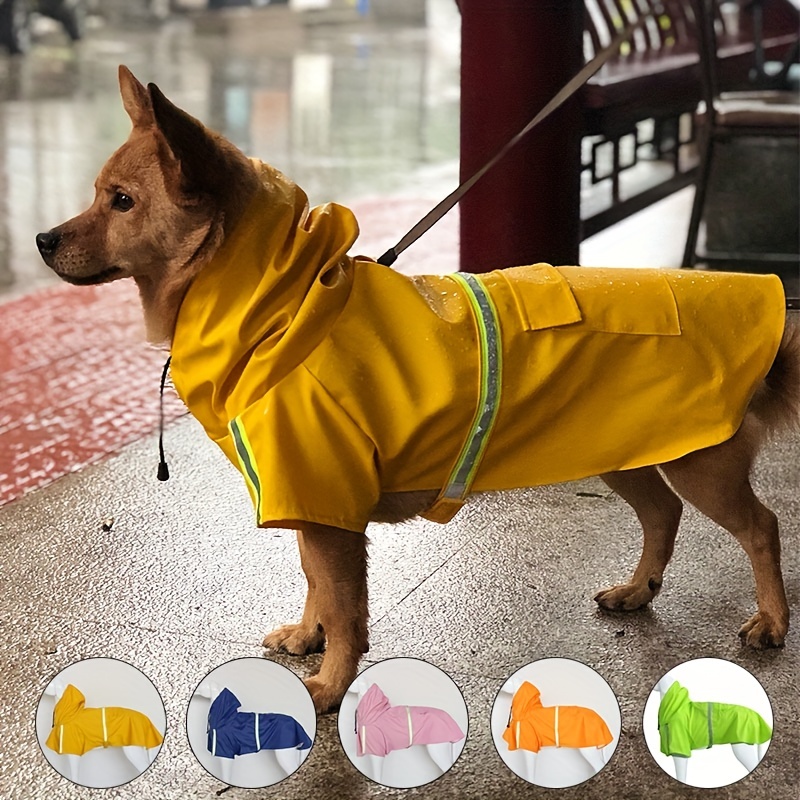 Imperméable Animaux Compagnie Chiens Moyens Grands - Temu France