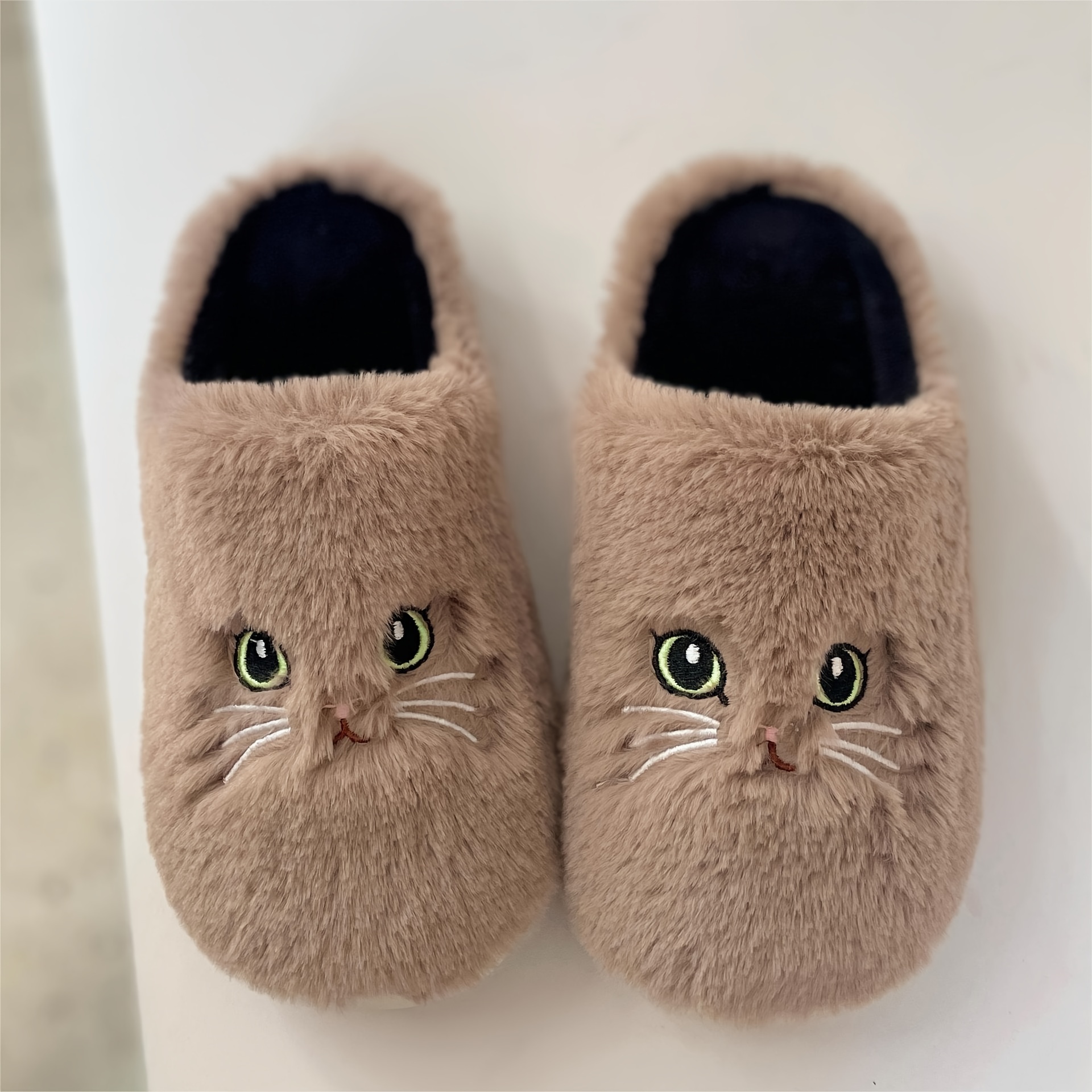 Pink Cat Slippers Funny Slippers House Slippers Handmade 