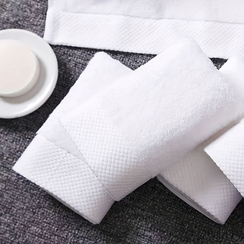  BYDFCOE Juego de toallas de baño de algodón de tres juegos de  toallas de baño gruesas de color sólido, suaves y cómodas (color : C,  tamaño: 1 unidad, 13.4 x 29.5