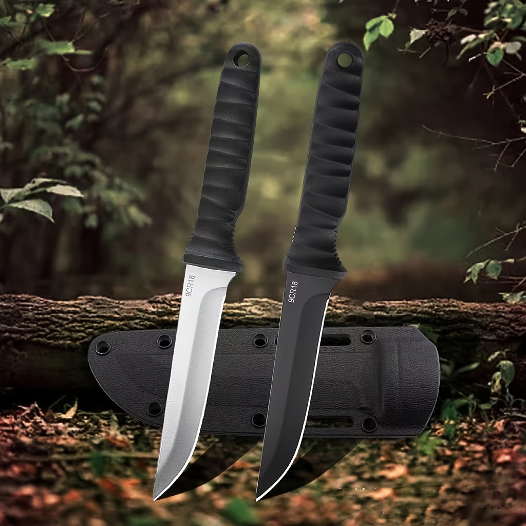 Mini Survival Knife With Leather Case Stainless Steel Fixed Blade Knife For  Camping Fishing Barbecue Fruit