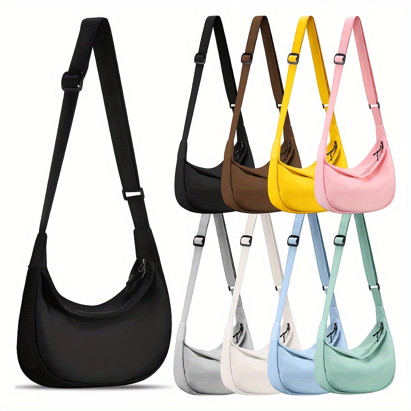 Bolso bandolera mujer, hombre, varios compartimentos, bolso juvenil chica  casual, para diario, trabajo y regalos. Bolso viaje mujer, hombre,  impermeable, de nylon. Bolsos multibolsillos y bolso chico : : Moda