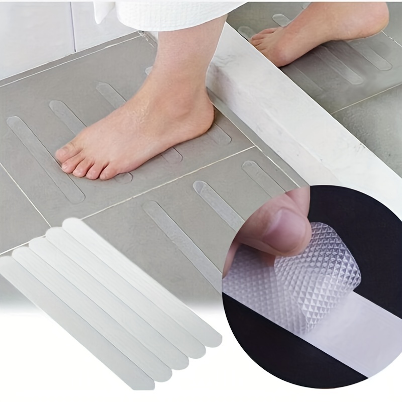 Bathtub Non-slip Strip, Bathroom Anti Slip Stickers, Waterproof Strong  Floor Safety Mat Sticker, Bathroom Accessories - Temu