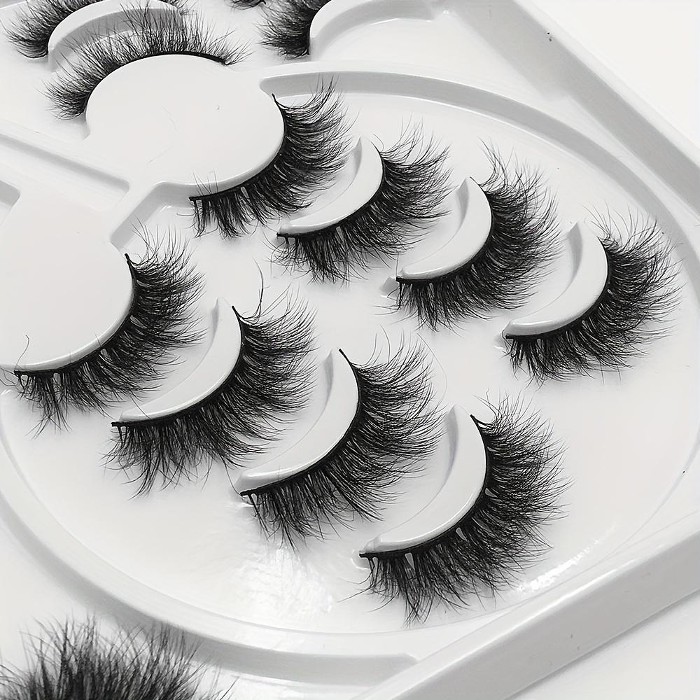 7 Pairs 8D Fluffy Faux Mink False Eyelashes