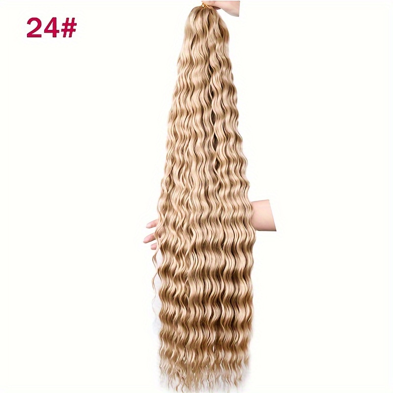 Deep Wave Twist Crochet Hair Extensions Ocean Wave Synthetic - Temu