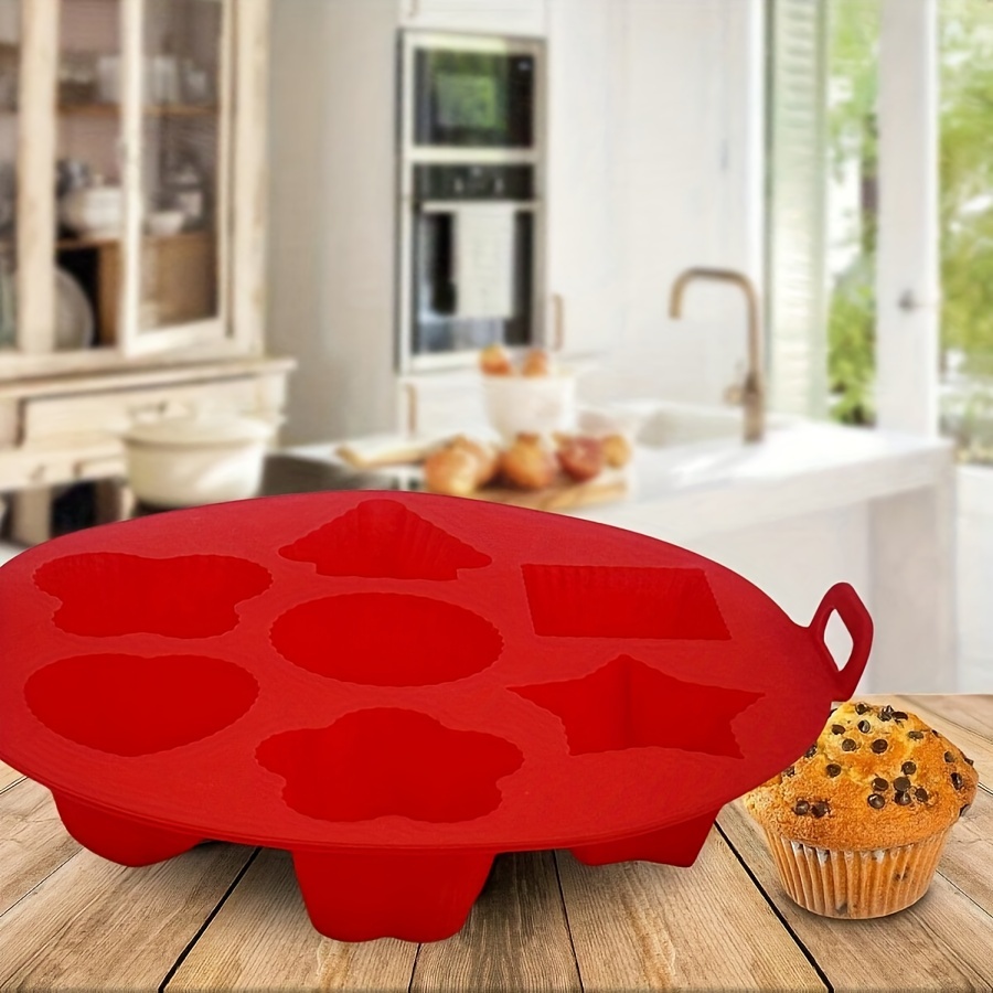 Silicone Waffle Tray Silicone Cake Pan 7 Different Shapes - Temu