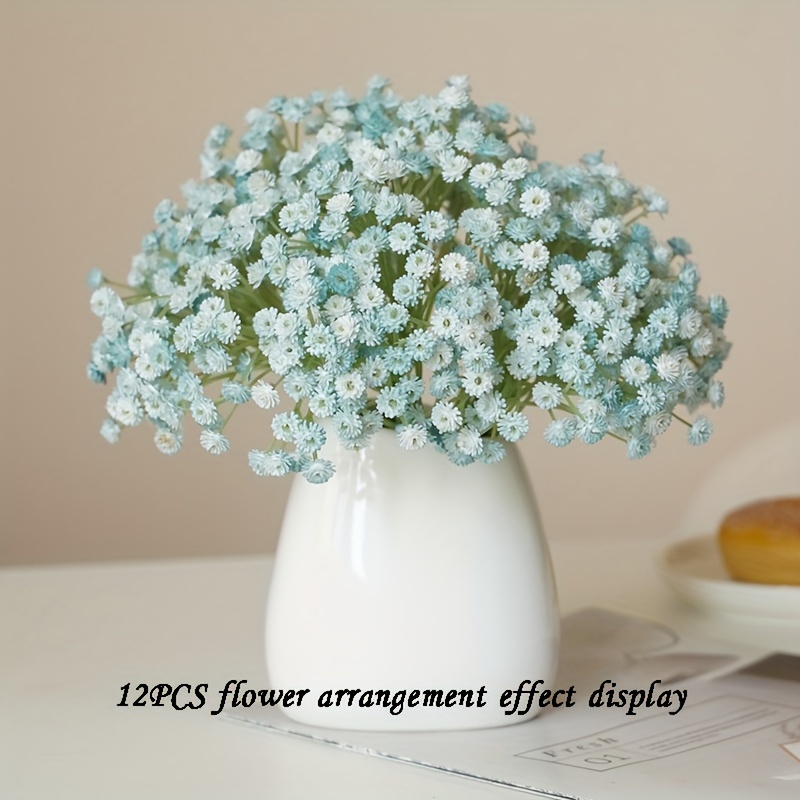 Baby Breath Artificial Flowers Faux Silk Gypsophila Bouquet - Temu