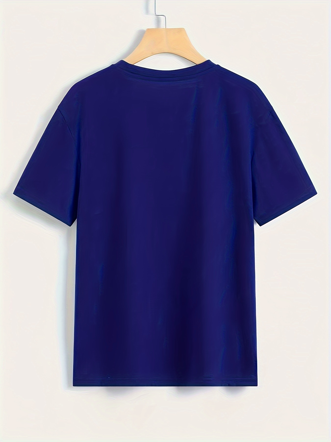 Letter Print T-shirt, Casual Short Sleeve Crew Neck Top For Spring & Summer, Women's Clothing