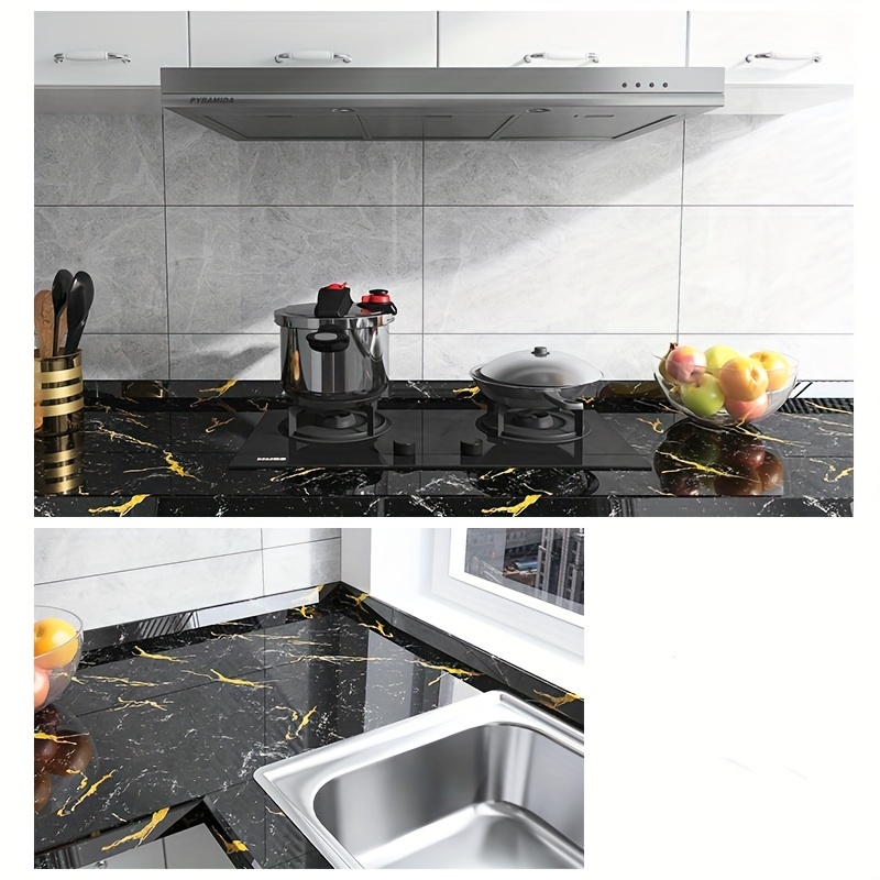 Kitchen Countertop Decorative Sticker Marble Contact Paper - Temu