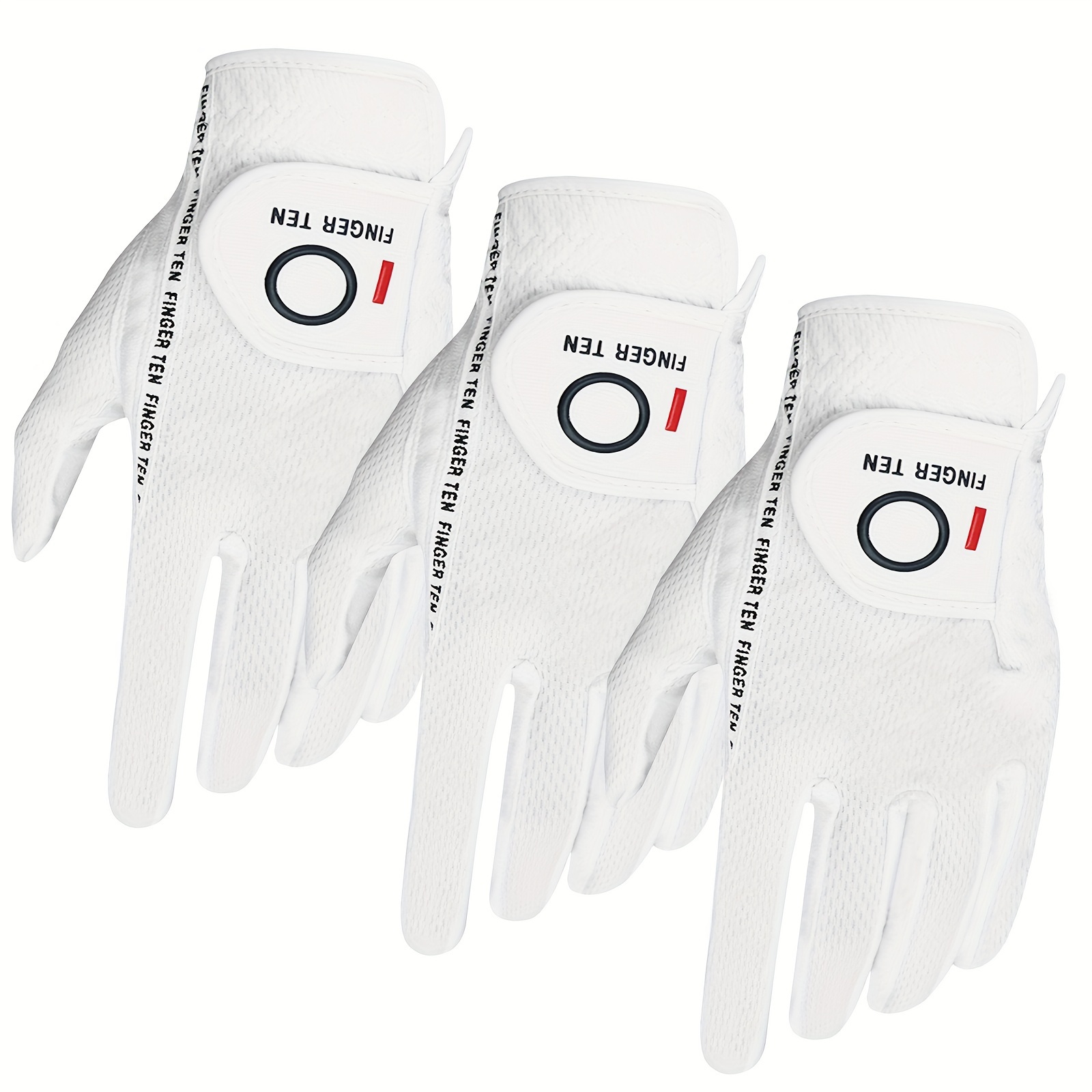 3 pack mens golf gloves for right left handed golfer all weather performance s m l xl xxl 1
