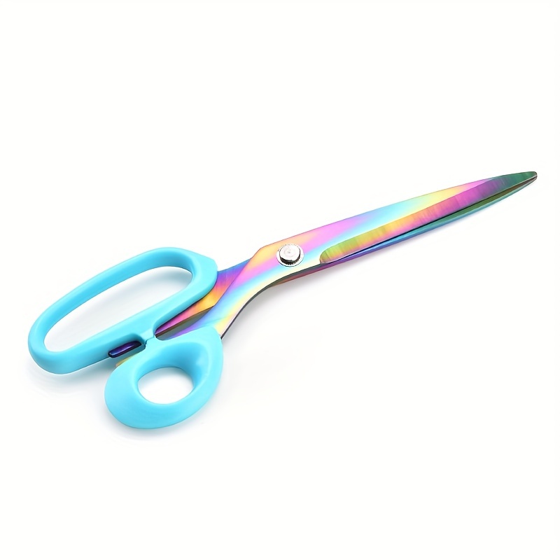 1pc Pinking Shears For Fabric Cutting,Zig Zag Scissors,Scrapbook Scissors  Decorative Edge,Great For Many Kinds Of Sewing Fabrics Leather And Craft