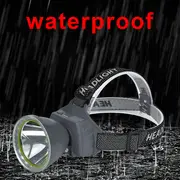 1pc led rechargeable headlamp super bright spotlight flashlight waterproof 90 angle adjustable headlamp for outdoor camping fishing running details 3