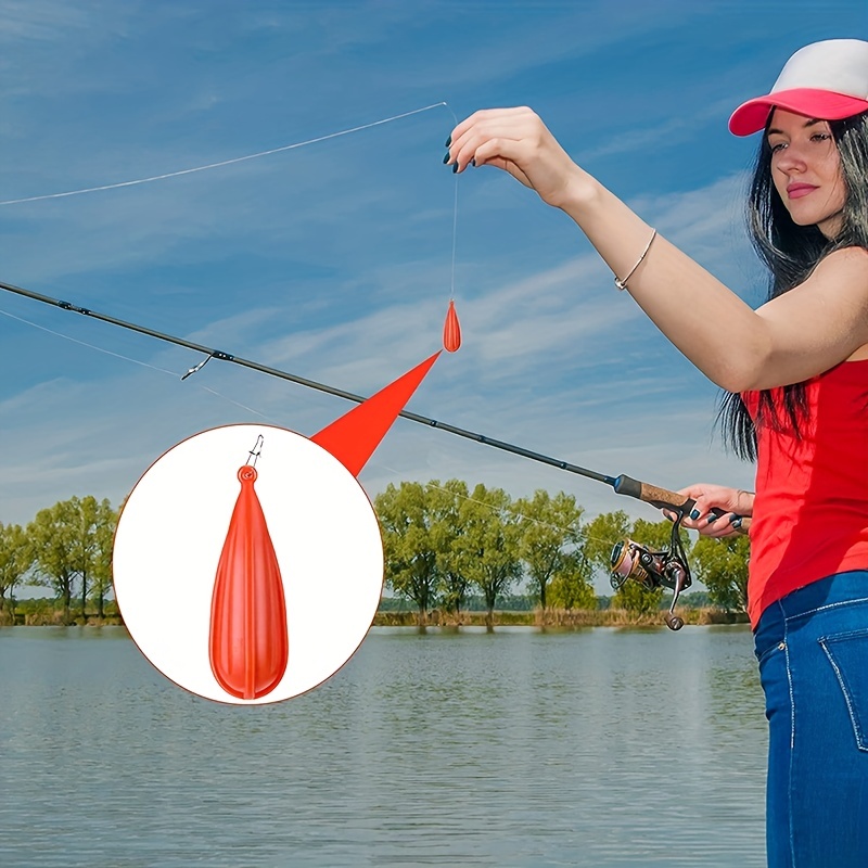 6pcs Set Fishing Practice Plugs 6 Mixed Sizes Orange Bait - Temu