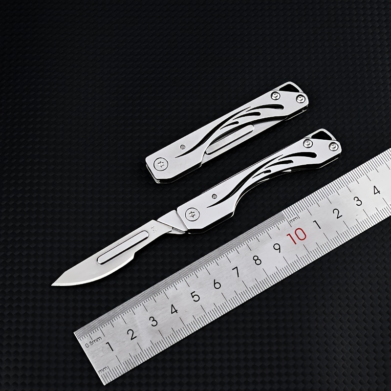 Stainless Steel Folding Utility Knife Surgical Knife Sharp - Temu