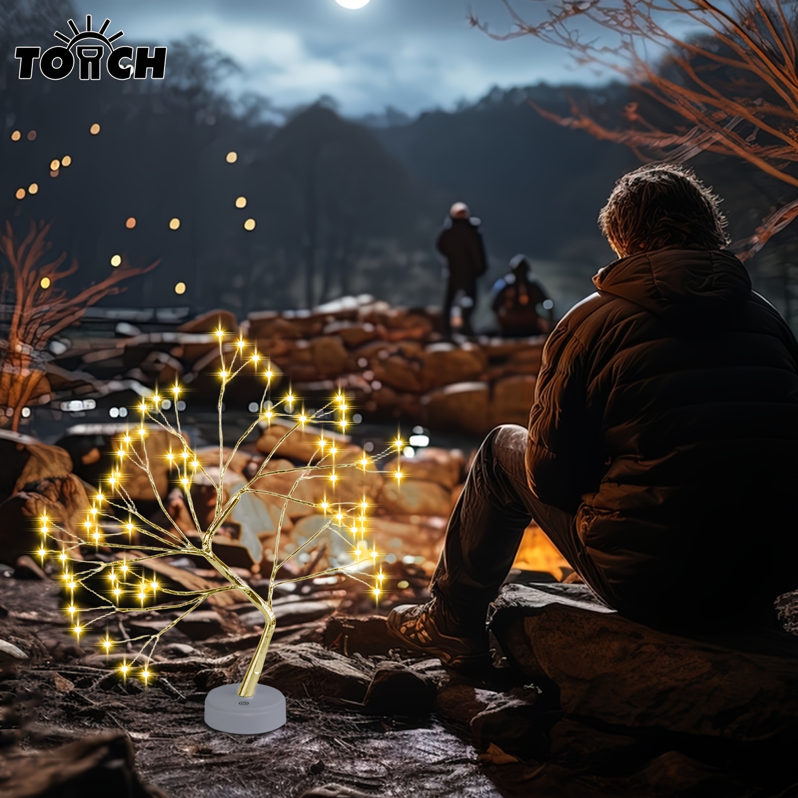 1 Stück Dekorativer Tisch-bonsai-baum 108 Led-lichtern - Usb Aa-batterie  Betriebene Künstliche Baumlampe Schlafzimmer, Zuhause, Party, Ramadan  Außenbereich, Kostenloser Versand Neue Benutzer